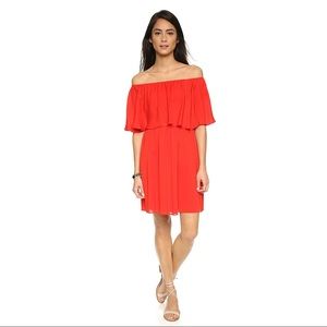 alice + olivia Shari Off Shoulder Dress